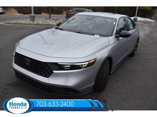 Solar Silver Metallic 2026 Honda Accord Hybrid Sport