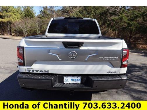 Pearl White 2023 Nissan Titan Platinum Reserve