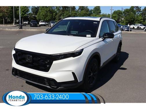 Platinum White Pearl 2026 Honda CR-V Hybrid Sport-L