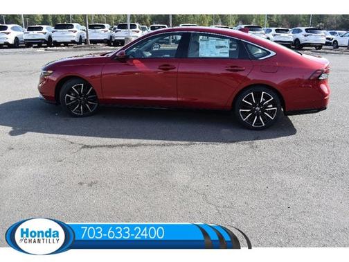 Radiant Red Metallic 2026 Honda Accord Hybrid Touring