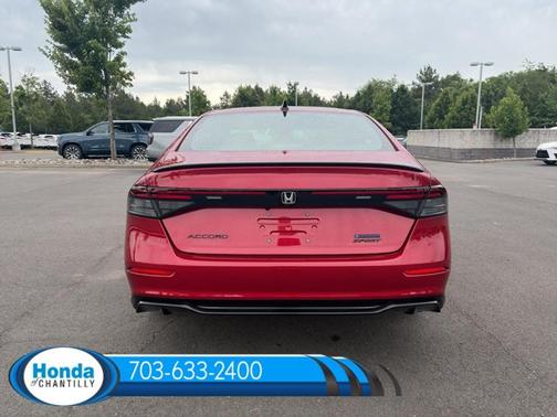 Radiant Red Metallic 2026 Honda Accord Hybrid Sport-L