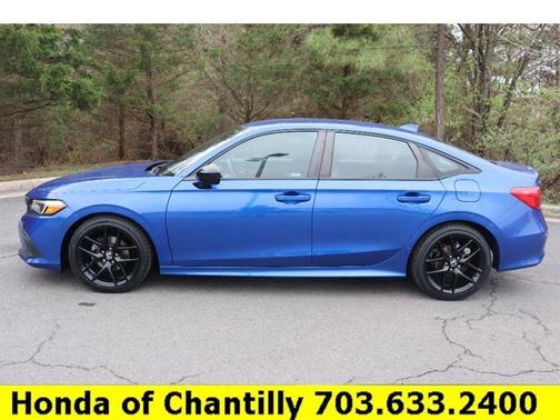 Aegean Blue Metallic 2023 Honda Civic Sport