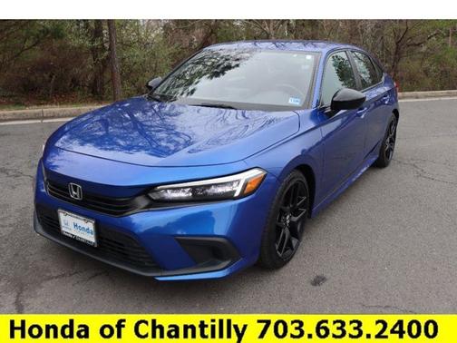 Aegean Blue Metallic 2023 Honda Civic Sport