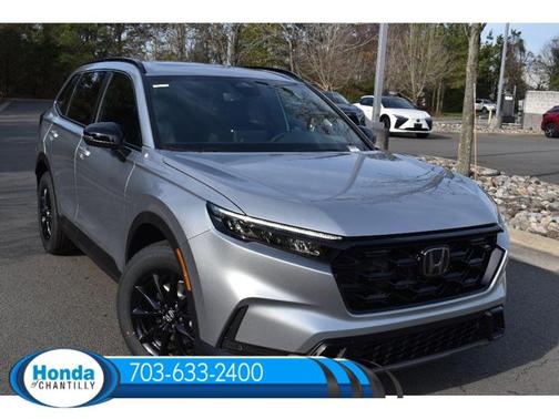 Solar Silver Metallic 2026 Honda CR-V Hybrid Sport-L