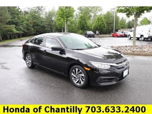 Black 2018 Honda Civic EX