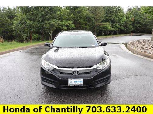 Black 2018 Honda Civic EX