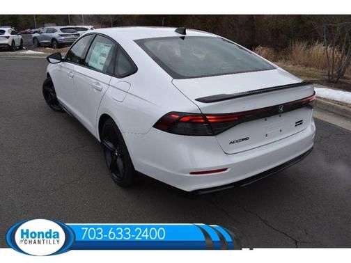 Platinum White Pearl 2026 Honda Accord Hybrid Sport-L