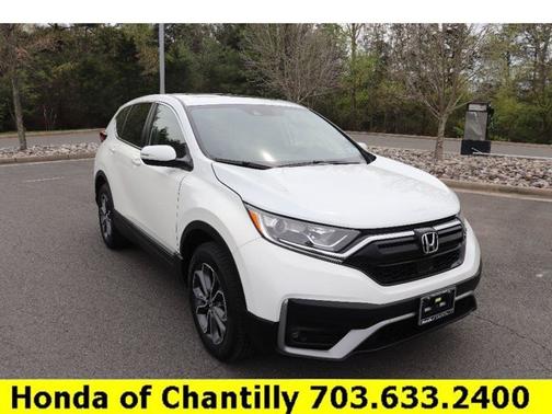 Platinum White Pearl 2022 Honda CR-V EX