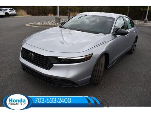 Solar Silver Metallic 2026 Honda Accord Hybrid Sport