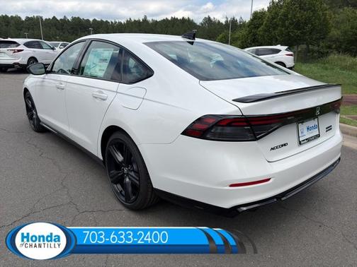 Platinum White Pearl 2026 Honda Accord Hybrid Sport-L
