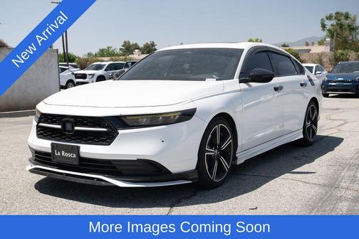 White 2024 Honda Accord Hybrid Sport