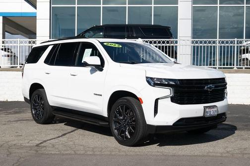 Summit White 2023 Chevrolet Tahoe RST