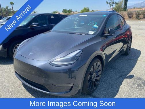 Gray 2024 Tesla Model Y Performance