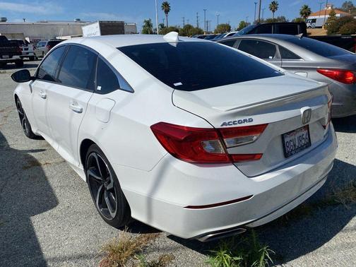 Platinum White 2018 Honda Accord Sport