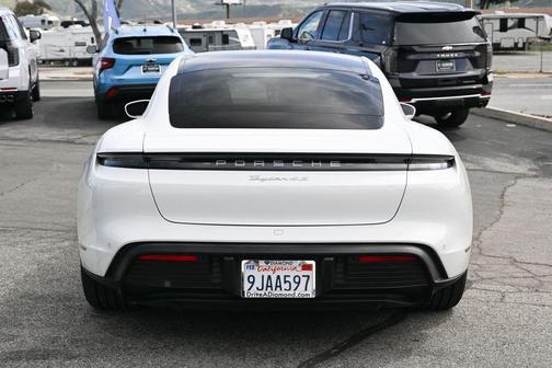 White 2022 Porsche Taycan 4S
