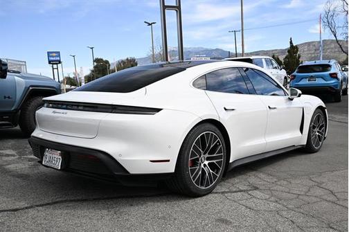 White 2022 Porsche Taycan 4S