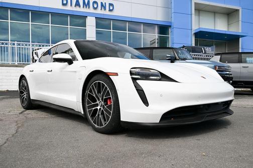 White 2022 Porsche Taycan 4S