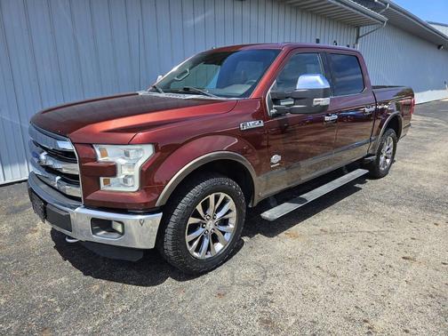 Burgundy 2015 Ford F-150 King Ranch 4x4 4dr SuperCrew 5.5 ft. SB