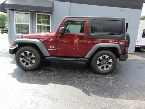 Maroon 2009 Jeep Wrangler X