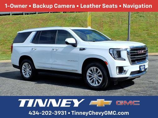 Summit White 2024 GMC Yukon SLT