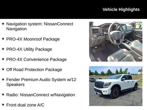 Glacier White 2021 Nissan Titan PRO-4X