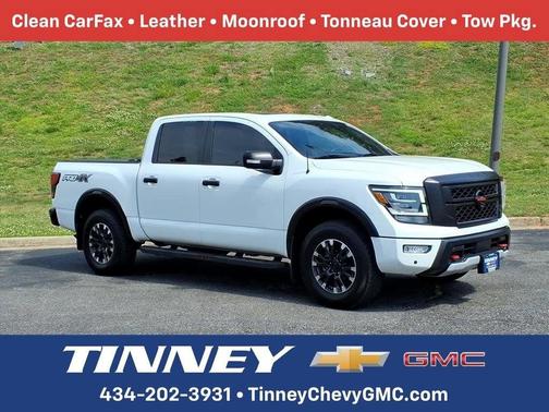 Glacier White 2021 Nissan Titan PRO-4X