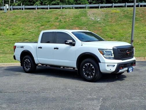 Glacier White 2021 Nissan Titan PRO-4X