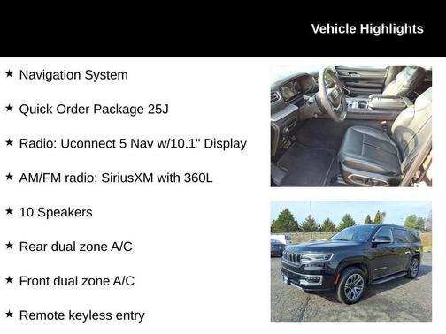Black 2024 Jeep Wagoneer Series II