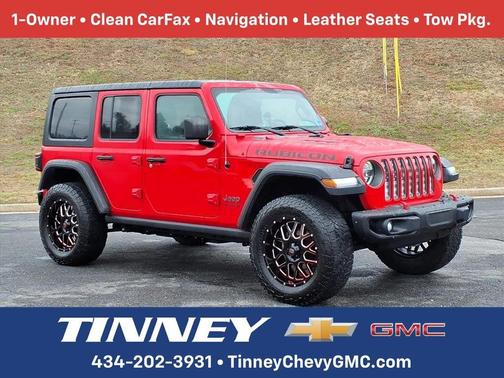 Red 2020 Jeep Wrangler Unlimited Rubicon