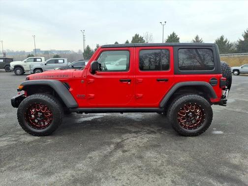 Red 2020 Jeep Wrangler Unlimited Rubicon