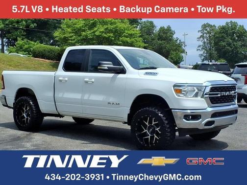 White 2022 RAM 1500 Big Horn