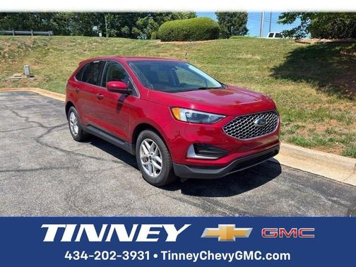 Red 2024 Ford Edge SEL