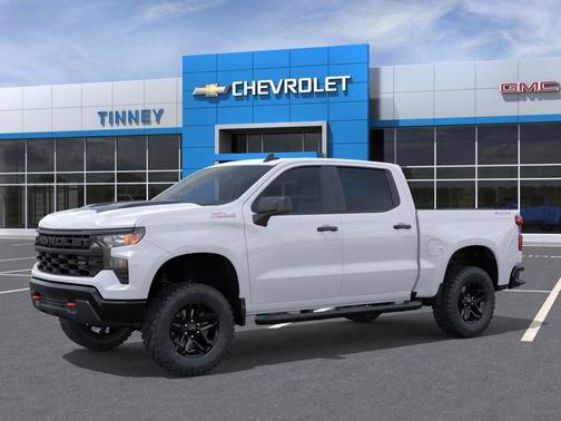 Summit White 2026 Chevrolet Silverado 1500 Custom Trail Boss