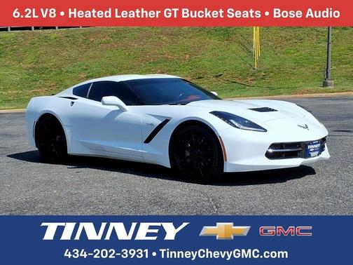 Arctic White 2019 Chevrolet Corvette Stingray