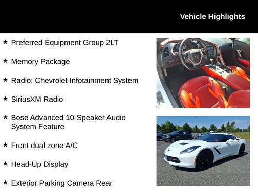 Arctic White 2019 Chevrolet Corvette Stingray