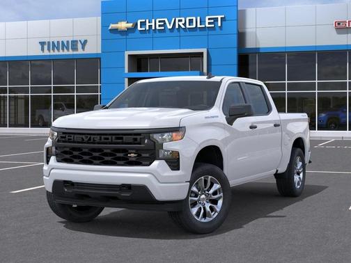 Summit White 2026 Chevrolet Silverado 1500 Custom