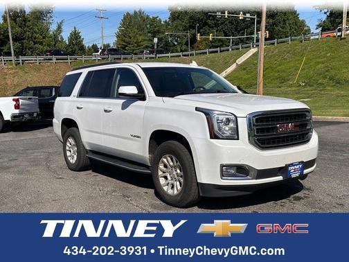 White Frost Tri-Coat 2017 GMC Yukon SLT