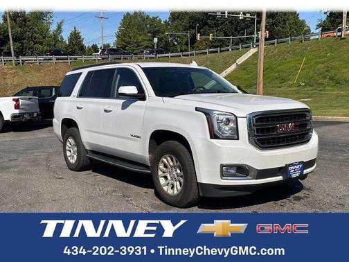 White Frost Tri-Coat 2017 GMC Yukon SLT