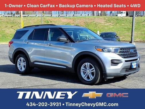Silver 2023 Ford Explorer XLT