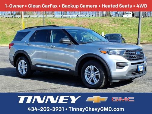 Silver 2023 Ford Explorer XLT