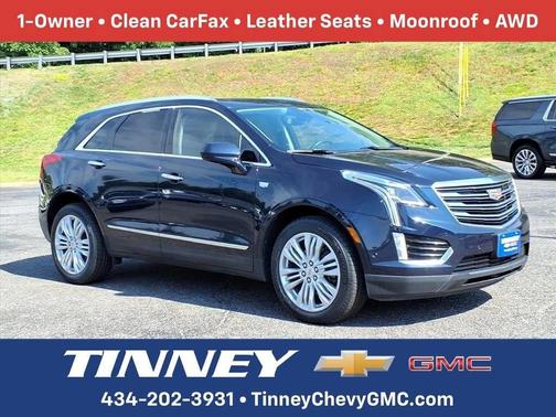 Dark Adriatic Blue Metallic 2017 Cadillac XT5 Premium Luxury