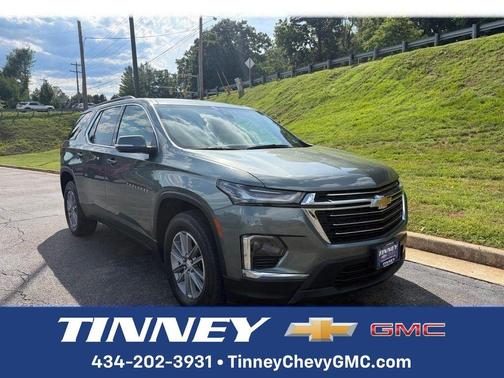 Silver Sage Metallic 2023 Chevrolet Traverse LT Cloth