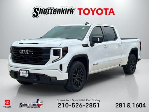 Summit White 2023 GMC Sierra 1500 Elevation