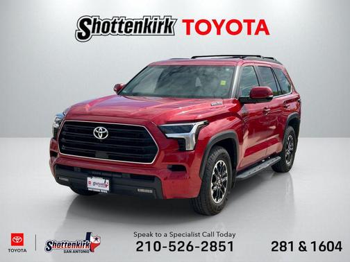 Supersonic Red 2025 Toyota Sequoia SR5