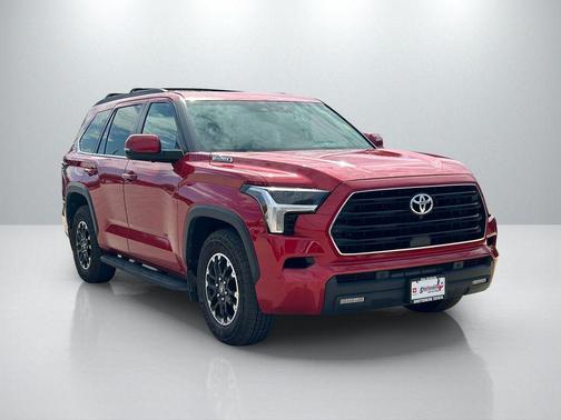 Supersonic Red 2025 Toyota Sequoia SR5