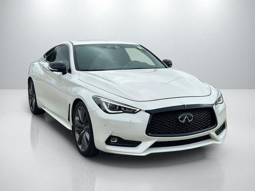 Majestic White 2021 INFINITI Q60 3.0t Red Sport 400