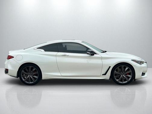 Majestic White 2021 INFINITI Q60 3.0t Red Sport 400