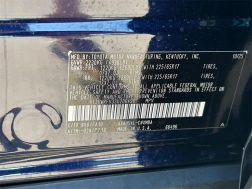 2025 Toyota RAV4 Hybrid XLE