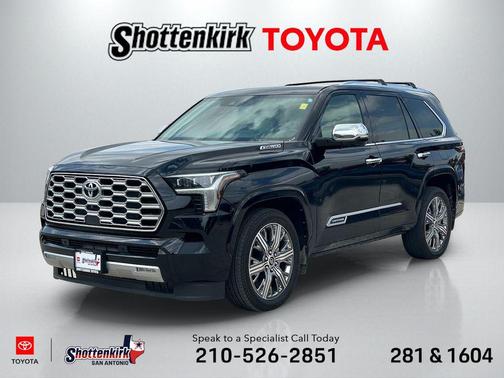 Midnight Black Metallic 2024 Toyota Sequoia Capstone