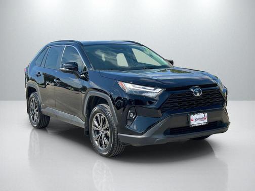 Midnight Black Metallic 2023 Toyota RAV4 Hybrid XLE Premium
